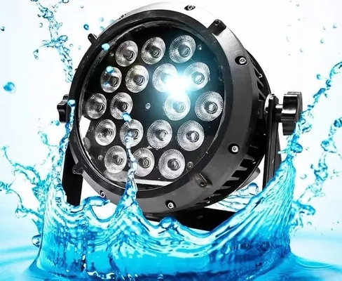 আউটডোর RGBW DMX LED Par Light ওয়াটারপ্রুফ 18pcs*10w বিয়ের জন্য