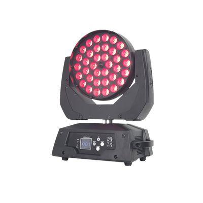 DMX512/মাস্টার-স্লেভ/সাউন্ড/অটো কন্ট্রোল LED জুম ওয়াশ মুভিং হেড 36X10W/15W RGBW 4in1