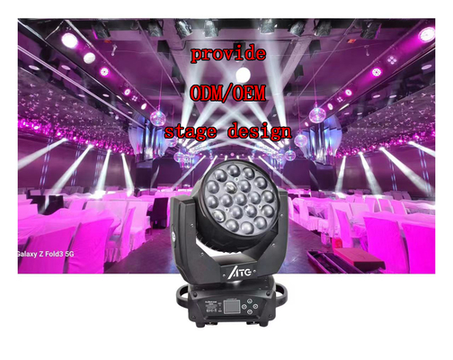 ডিস্কো পার্টি বার আলোর সমাধান LitePro DLX বিন্যাস 19X15W RGBW চলমান হেডলাইট